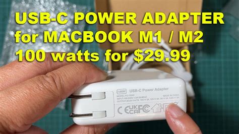 USB C CHARGER for MACBOOK M1 M2 - YouTube