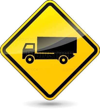 Vector truck sign - indivstock