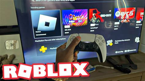 Playing Roblox On PS5 - YouTube