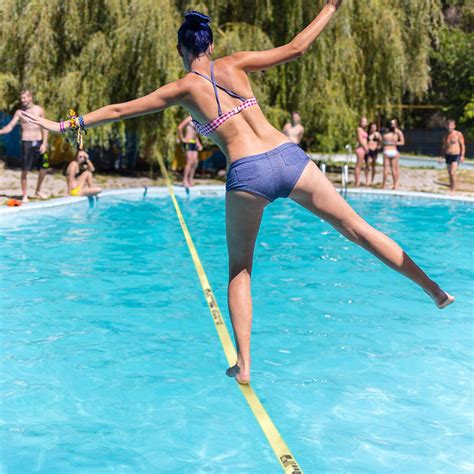 50ft slacklines outdoor extreme sport balance trainer slackline rope ...