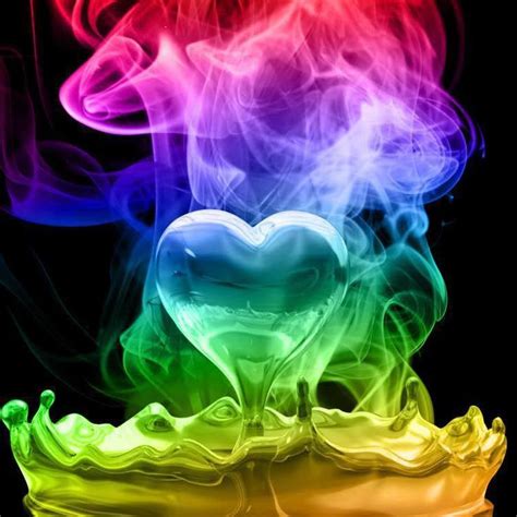 rainbow splash heart | Colorful heart, Rainbow colors, Heart wallpaper