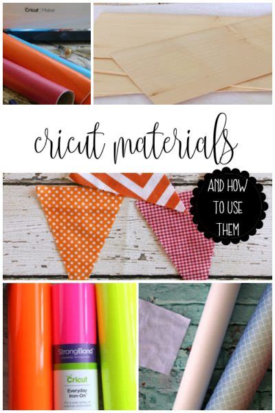 Cricut Materials and How to Use Them - Dukes and Duchesses