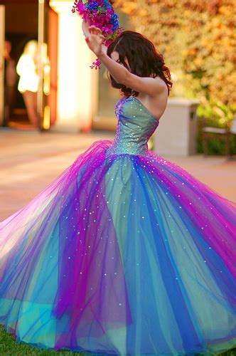 I Heart Wedding Dress: Blue and Purple Wedding Dress