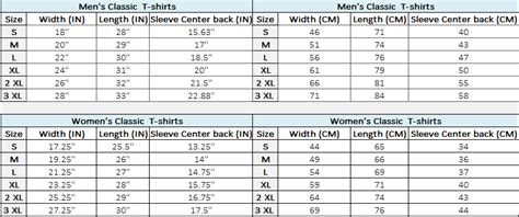 Our Size Guide