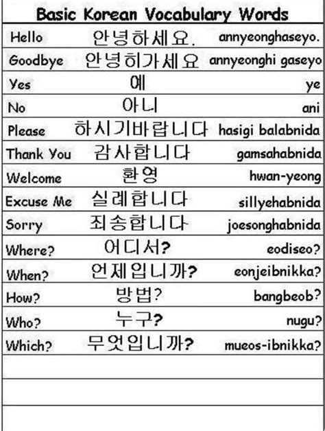 Korean Words #3 | BLINK (블링크) Amino