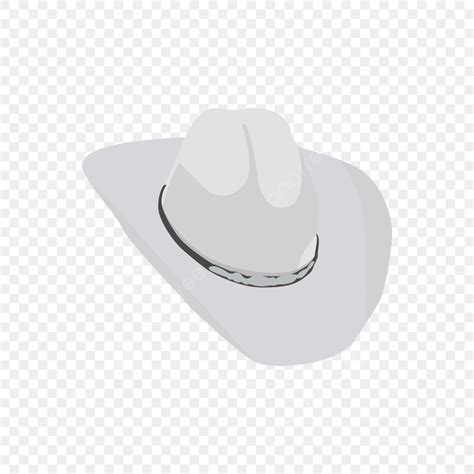 Cowboy Hat Vector Hd PNG Images, White Cowboy Hat Clipart Isolated Design Vector Object, Cowboy ...