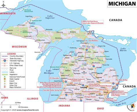 MAP: MICHIGAN MAP