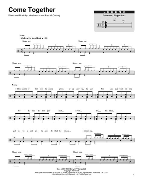 Come Together | Sheet Music Direct