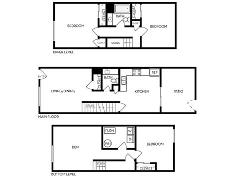 Floor Plans | Aspen Cove | Townhome Rentals Salt Lake City