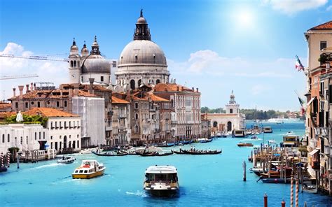 Venice, Italy, City, Canal, Building, Landscape, Boat, House, Water Wallpapers HD / Desktop and ...