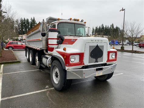 Old School Mack Dump Truck & Pups (Mack 6 speed) - Truck Stories - BigMackTrucks.com