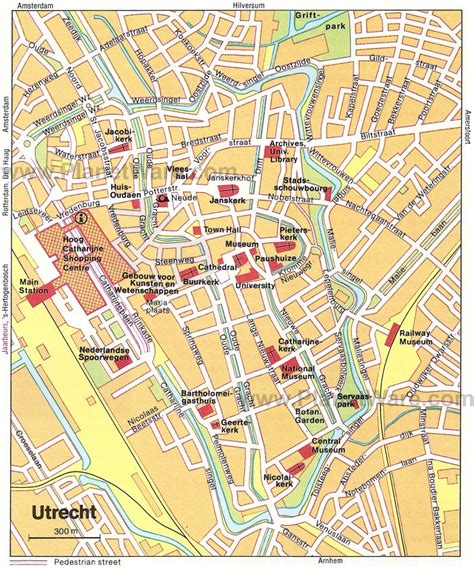 Erasmus in Holland: Utrecht (click and map)