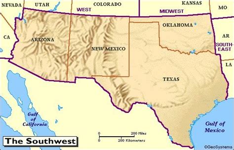 States and Capitals - Southwest Region Diagram | Quizlet