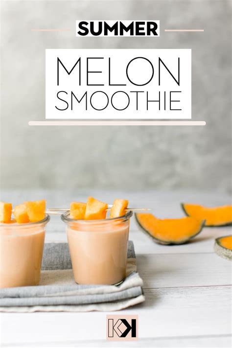 Summer Melon Smoothie - Refreshing and Simple! Kroll's Korner