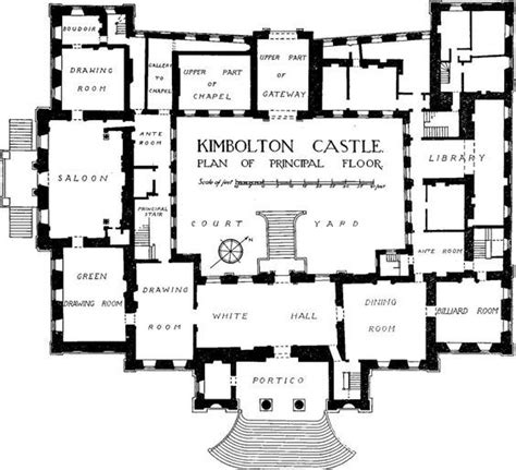 Kimbolton Castle plan | British History Online | Castle floor plan, House floor plans, How to plan