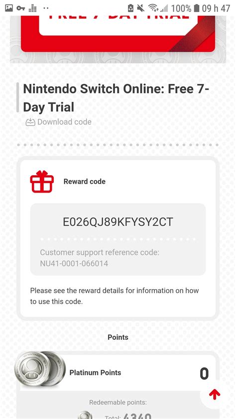 nintendo switch online 7 days trial code : r/MyNintendo