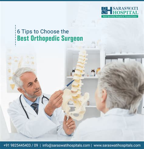 Amazing Tips to Choose the Best Orthopedic Surgeon | Saraswati Hospital