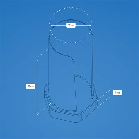 Holder for round coffee filters (Aeropress) by blkhd | Download free STL model | Printables.com