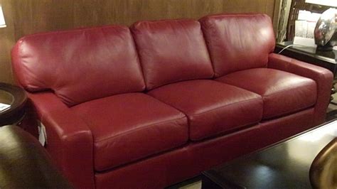 15 The Best Red Leather Sofas