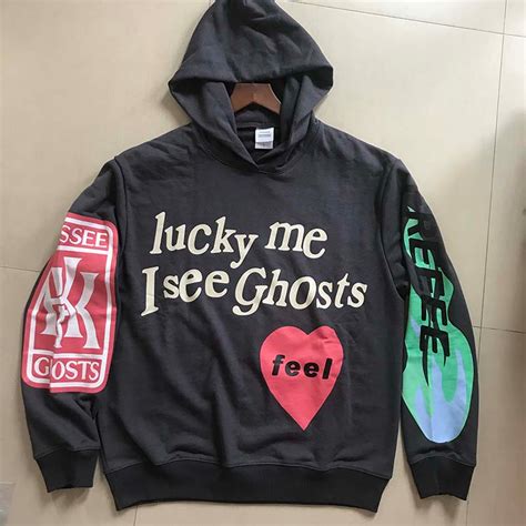 Luckey me i see Ghosts Graffiti Hoodie PU27 | Kanye merch, Hoodies ...