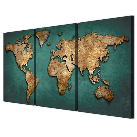 Tableau Carte du Monde Vintage • Tabloide