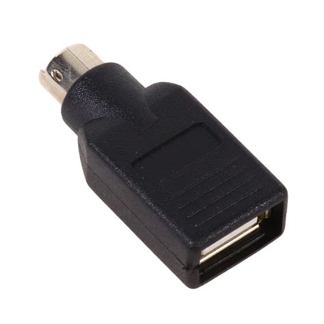 USB PS/2 PS2 Male to USB A Female Converter Adapter for Mouse & Keyboard BLACK | eBay