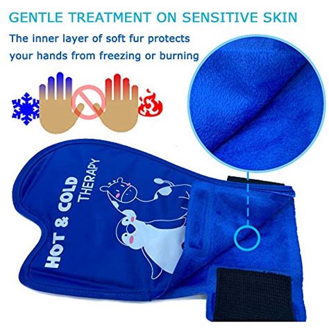 Silenflow Icing Gloves I Hot and Cold Therapy Gloves - Ice Gel Pack ...