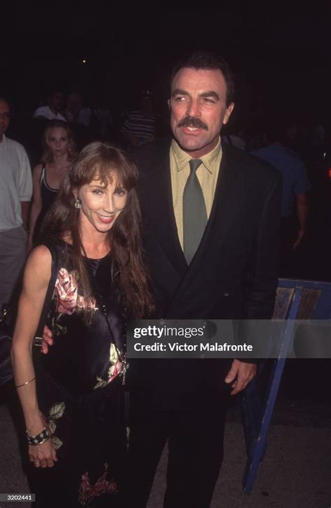 American actor Tom Selleck and his wife, Jillie Mack, attend an... News ...