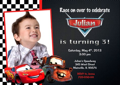 38+ Cars Birthday Invitations Gif | Free Invitation Template