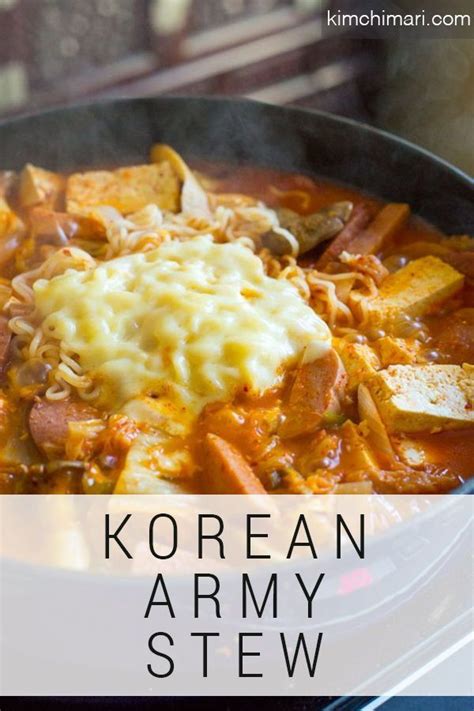 Budae Jjigae (Korean Army Stew) | Recipe | Easy korean recipes, Jjigae ...