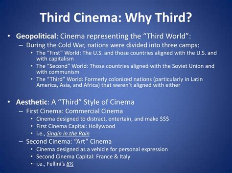 PPT - Third Cinema: Why Third? PowerPoint Presentation, free download - ID:1876367