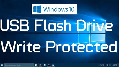 How to fix USB Flash Drive Write Protected in Windows 10 (Quick Fix)