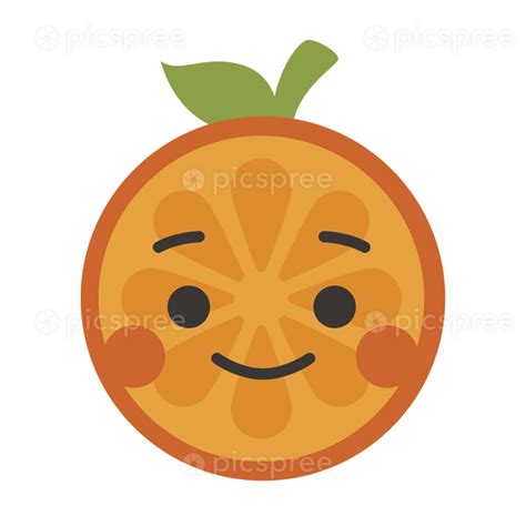 Emoji - orange with happy smile. Isolated vector Free Photo Download ...