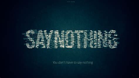 Say Nothing by Faith-LV on DeviantArt