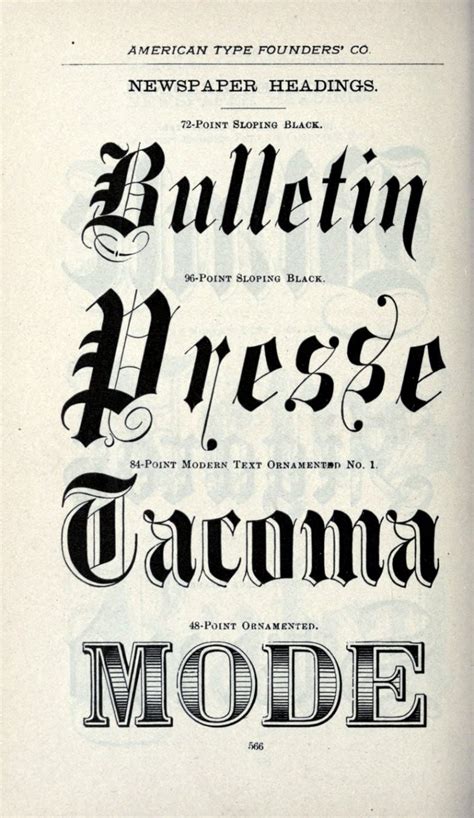 Like old-fashioned fonts: See dozens of vintage typefaces - Click Americana