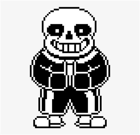 Custom Sans Battle Sprite By Drunkpotato - Sans Battle Sprite Grid Transparent PNG - 530x720 ...