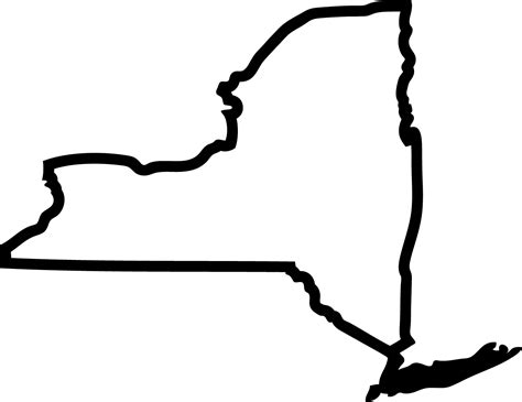 New York Outline Png