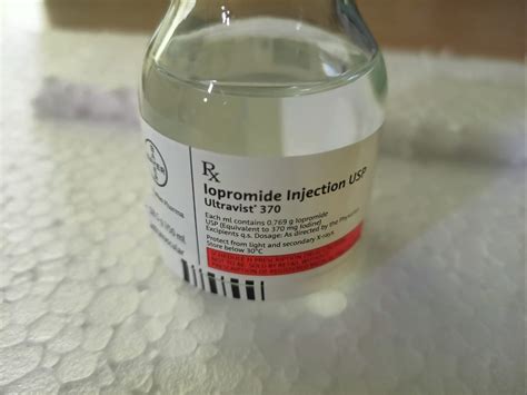 20ML Liquid Iopromide Injection 370mg 50ml, For Hospital, Packaging Size: 10 at Rs 670/vial in ...