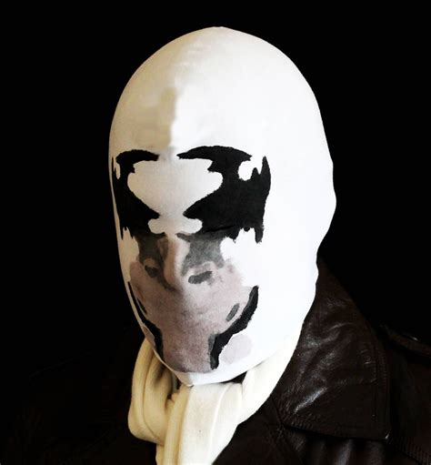 Rorschach mask with REAL moving inkblots