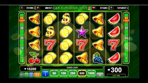 40 Burning Hot Slot Machine & Live Dealer Poker Site