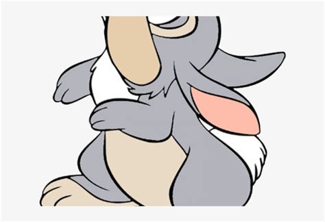 Bambi Clipart Disney Cartoon Character - Thumper - 640x480 PNG Download ...