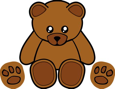 Bear Plush Stuffed · Free vector graphic on Pixabay