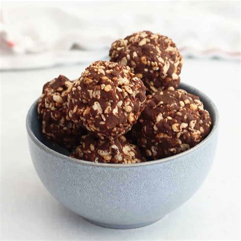 Chocolate Rice Krispie Balls - Slow The Cook Down