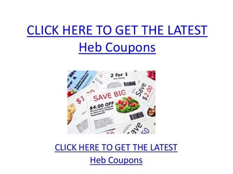 Heb Coupons - Printable Heb Coupons