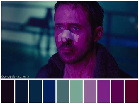Color Palette Cinema on Instagram: ": "Blade Runner 2049" (2017). •Directed by Denis Villeneuve ...