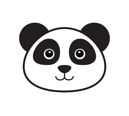 Vector Transparente PNG Y SVG De Lindo Trazo De Oso Panda