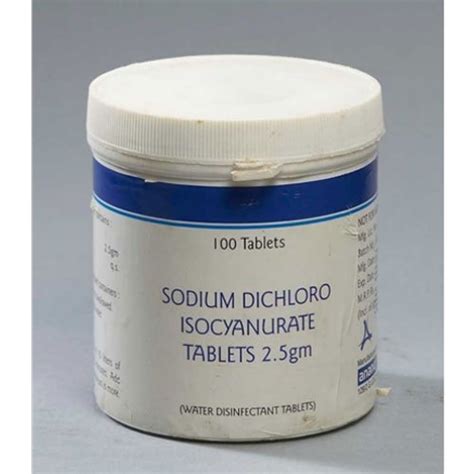 Alpha Products Sodium Dichloroisocyanurate Sanitizing Tablet, 100 Tablets, Rs 700 /can | ID ...