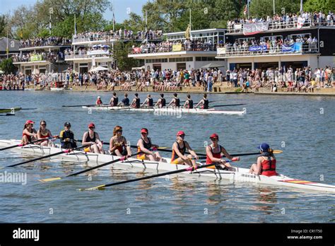 Oxford University Eights Week rowing races final day on the River Thames Stock Photo - Alamy