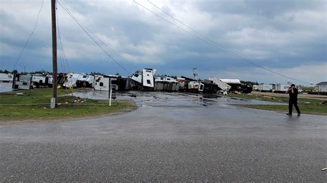 PHOTOS: Damage reported in Gaylord after tornado touches down