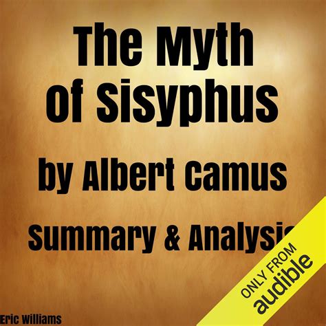 Buy The Myth of Sisyphus by Albert Camus: Summary & Analysis Online at desertcartINDIA